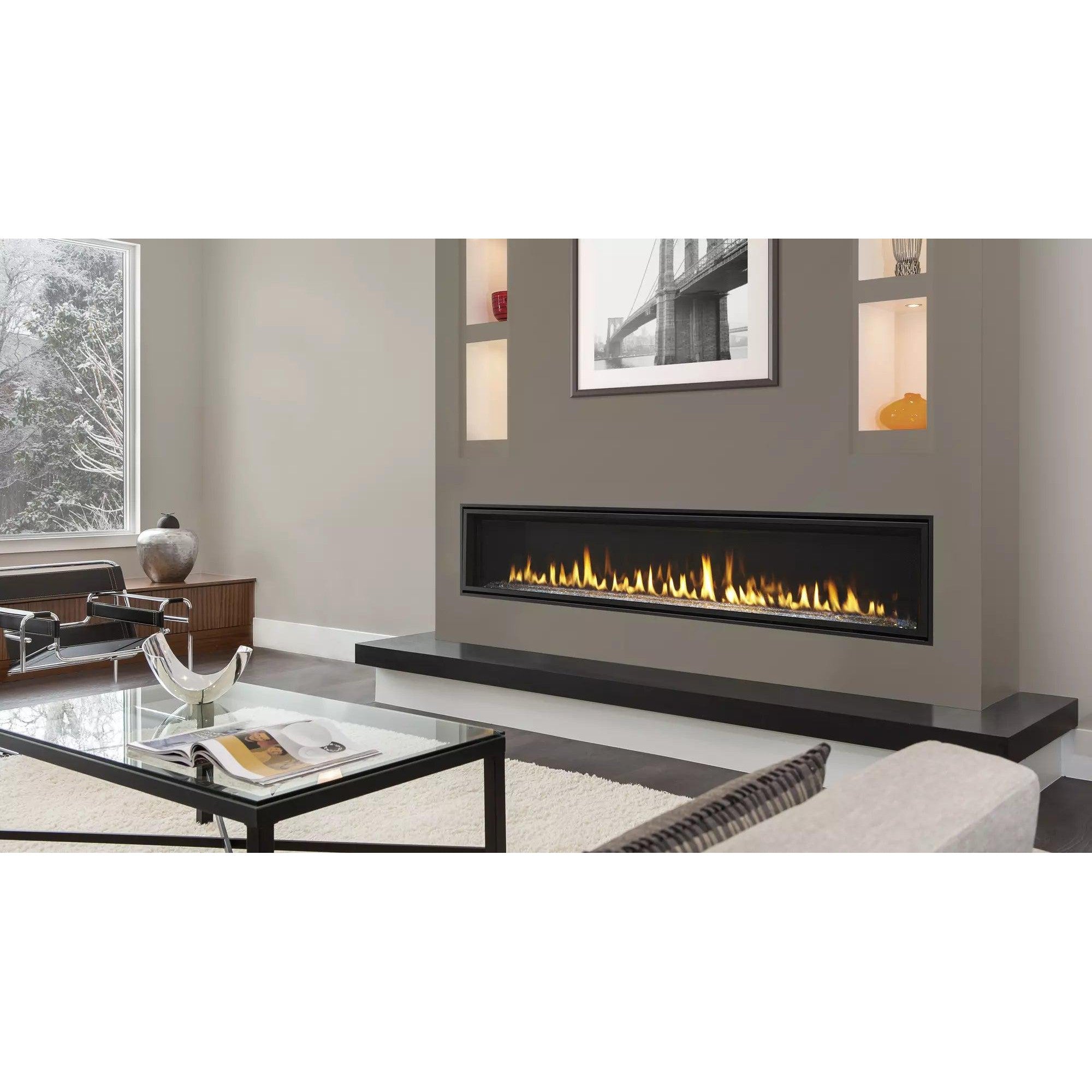 Majestic Echelon II 36" Linear Direct Vent Gas Fireplace