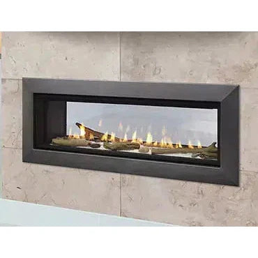 Majestic Echelon II See-Through 48" Linear Contemporary Direct Vent Natural Gas Fireplace With IntelliFire Touch Ignition System