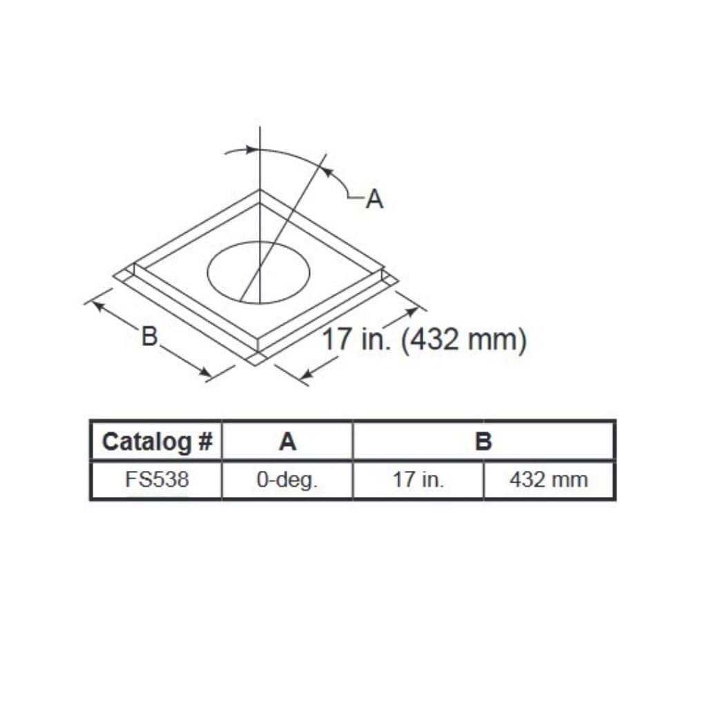 Majestic FS538M 12-Pack Firestop Spacer for Straight Flue