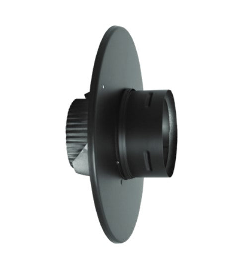 Majestic PelletVent Pro DV-3PVP-FTC 3" Black Flex Trim Collar