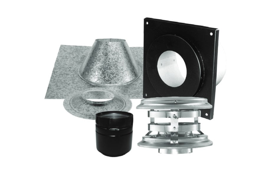 Majestic PelletVent Pro DV-3PVP-KVA 3" Vertical Kit for Flat Ceiling