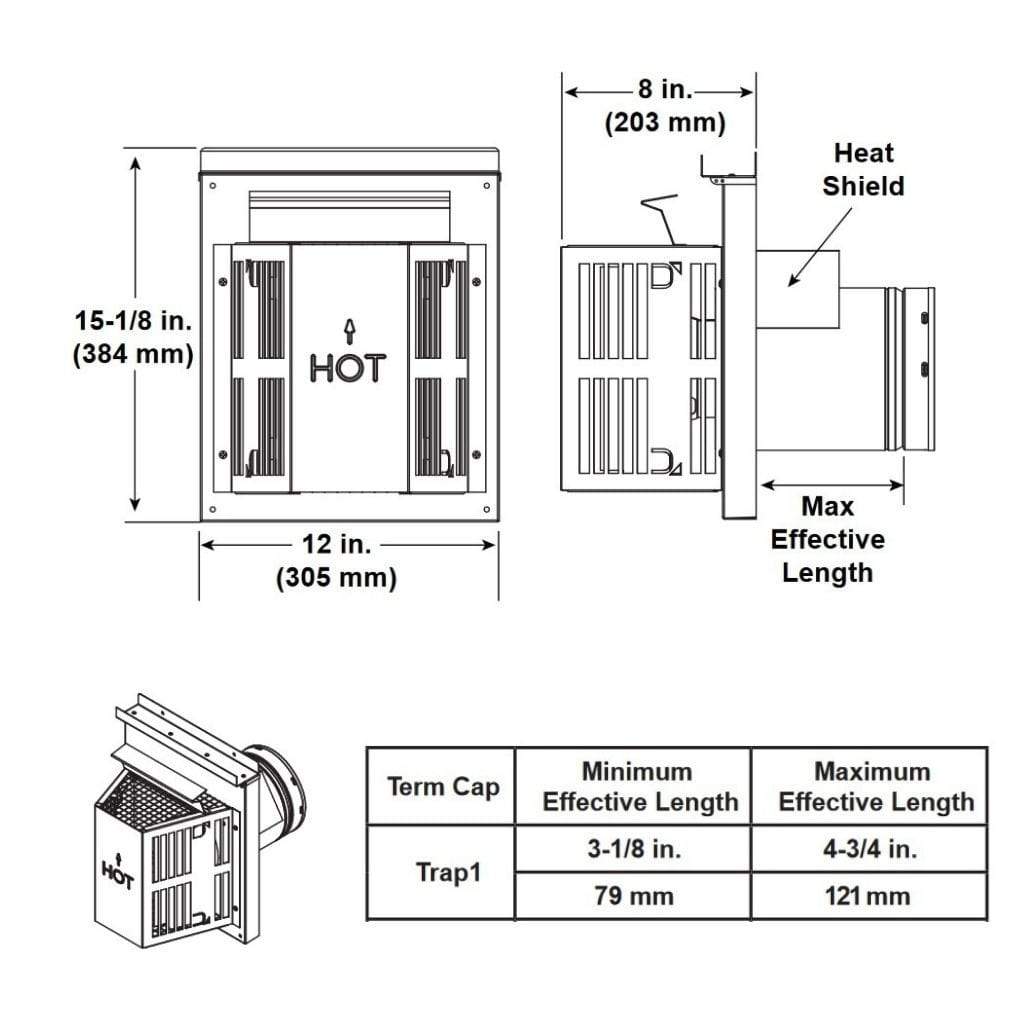 Majestic SLP-TRAP1 Horizontal Trapezoid Termination Kit