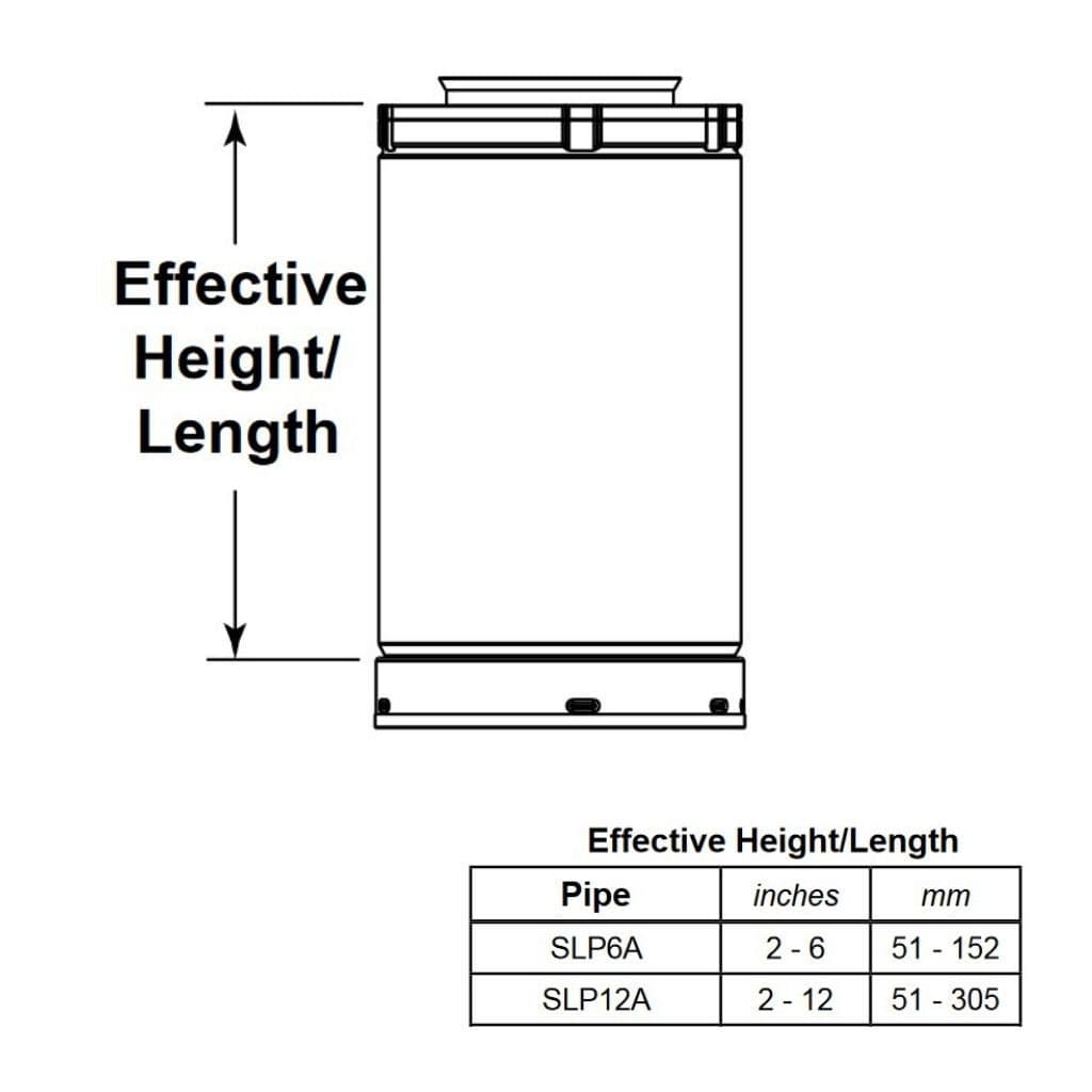 Majestic SLP Telescoping Pipe Extension