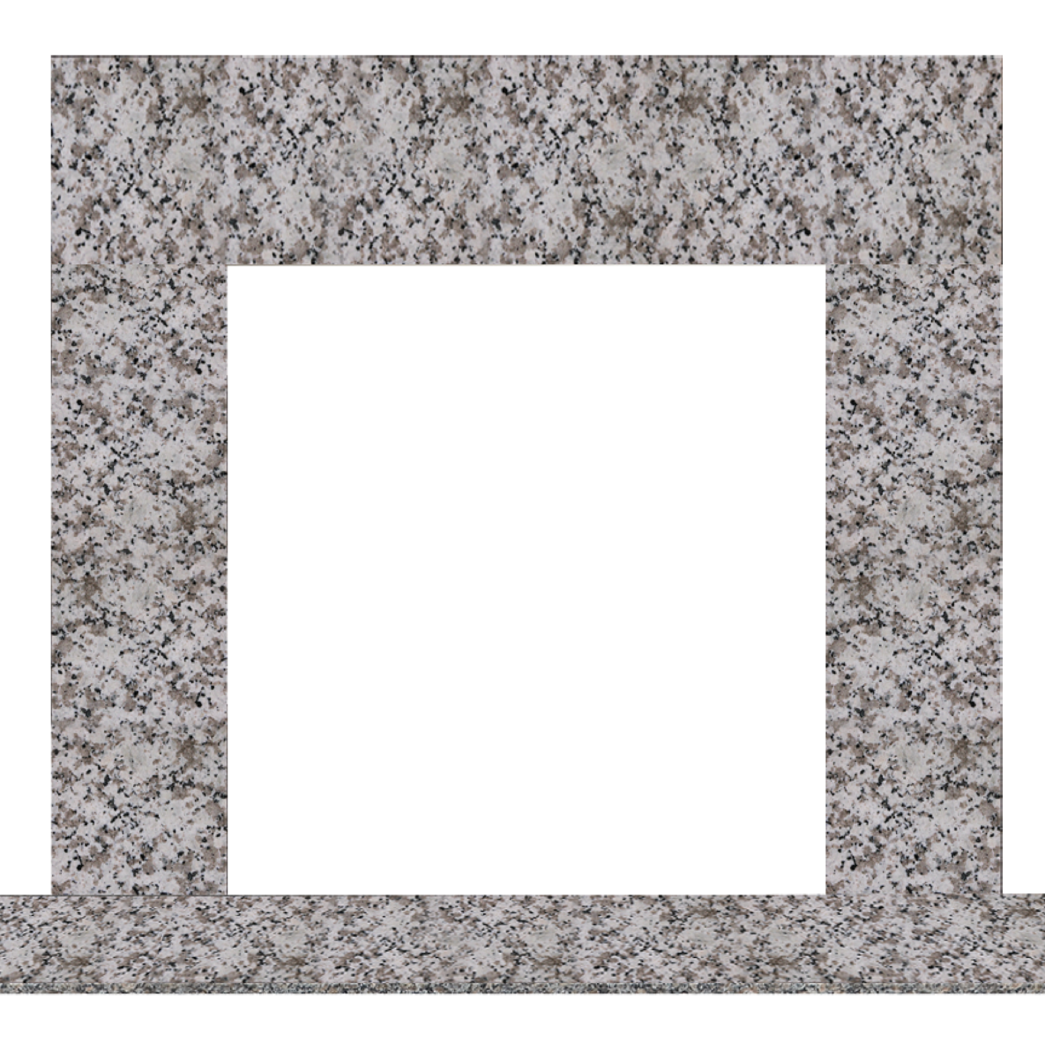 Majestic Select Series Set 1 70" Single-Pack Pauline Granite Stone Surround