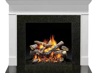 Majestic Select Series Wescott A 44" Primed MDF Transitional Style Flush Wood Fireplace Mantel