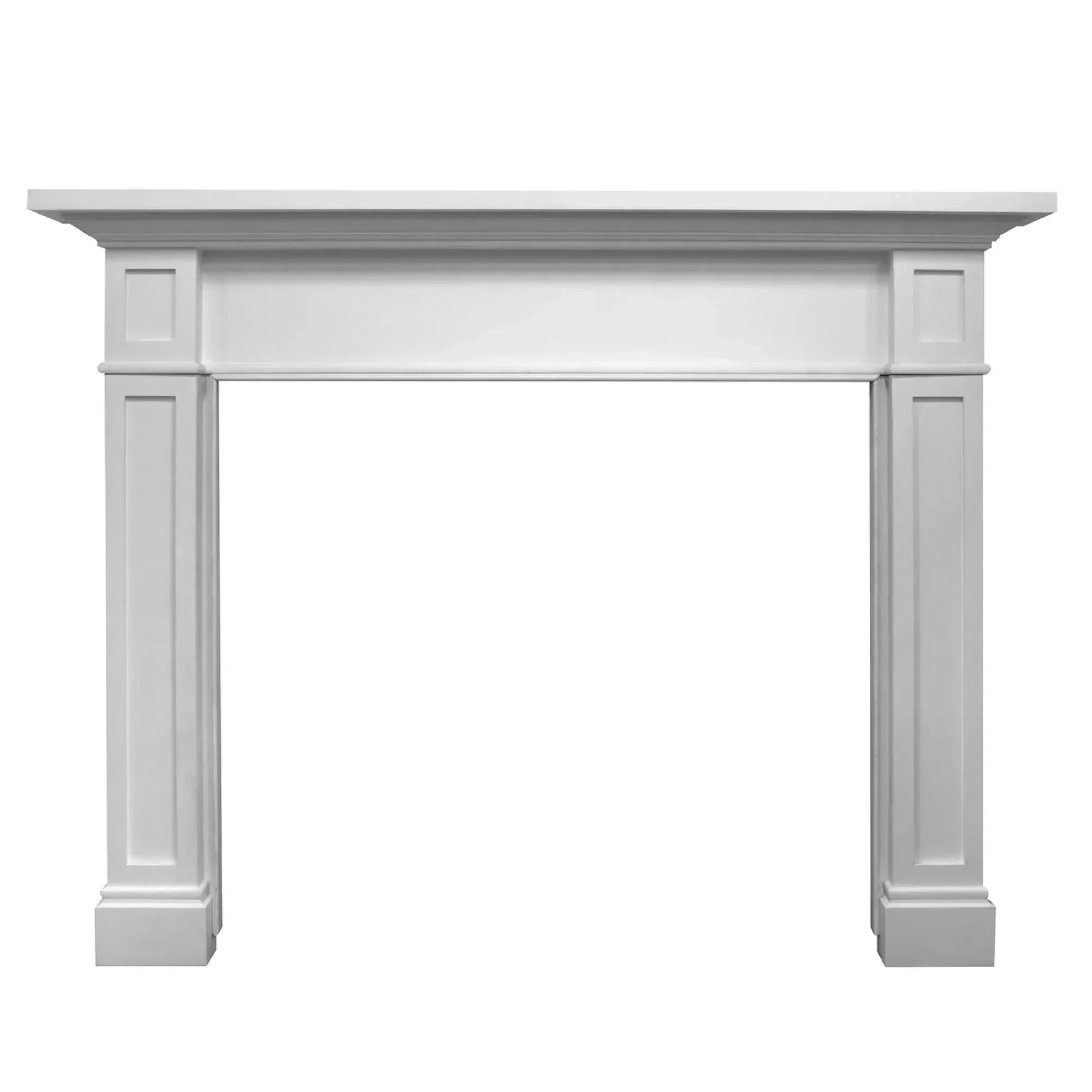 Majestic Signature Series Acadia B 48" Primed MDF Traditional Style Flush Wood Fireplace Mantel