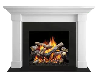 Majestic Signature Series Kenwood A 62" Primed MDF Flush Wood Mantel Base