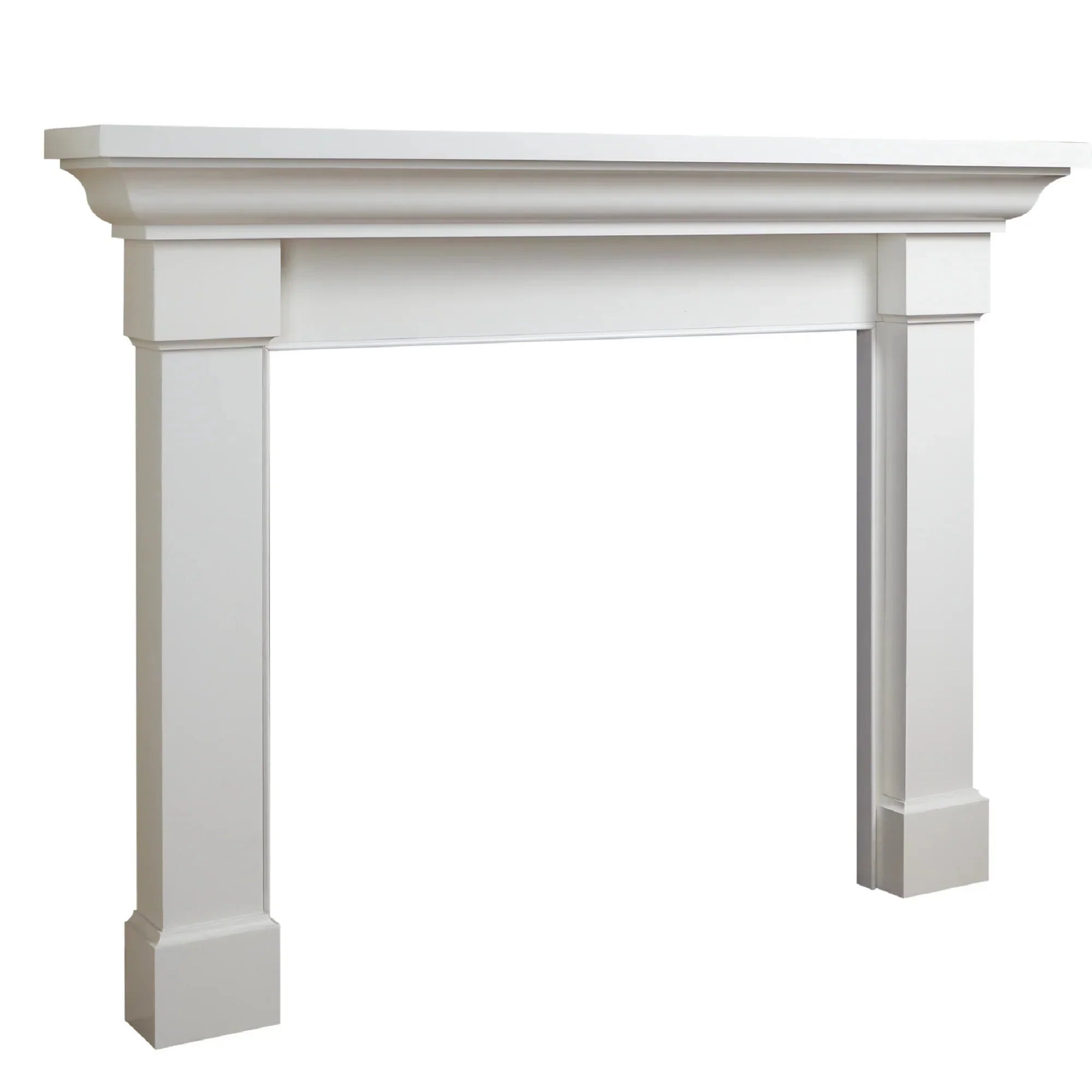 Majestic Signature Series Kenwood B60 46" Primed MDF Transitional Style Flush Wood Fireplace Mantel