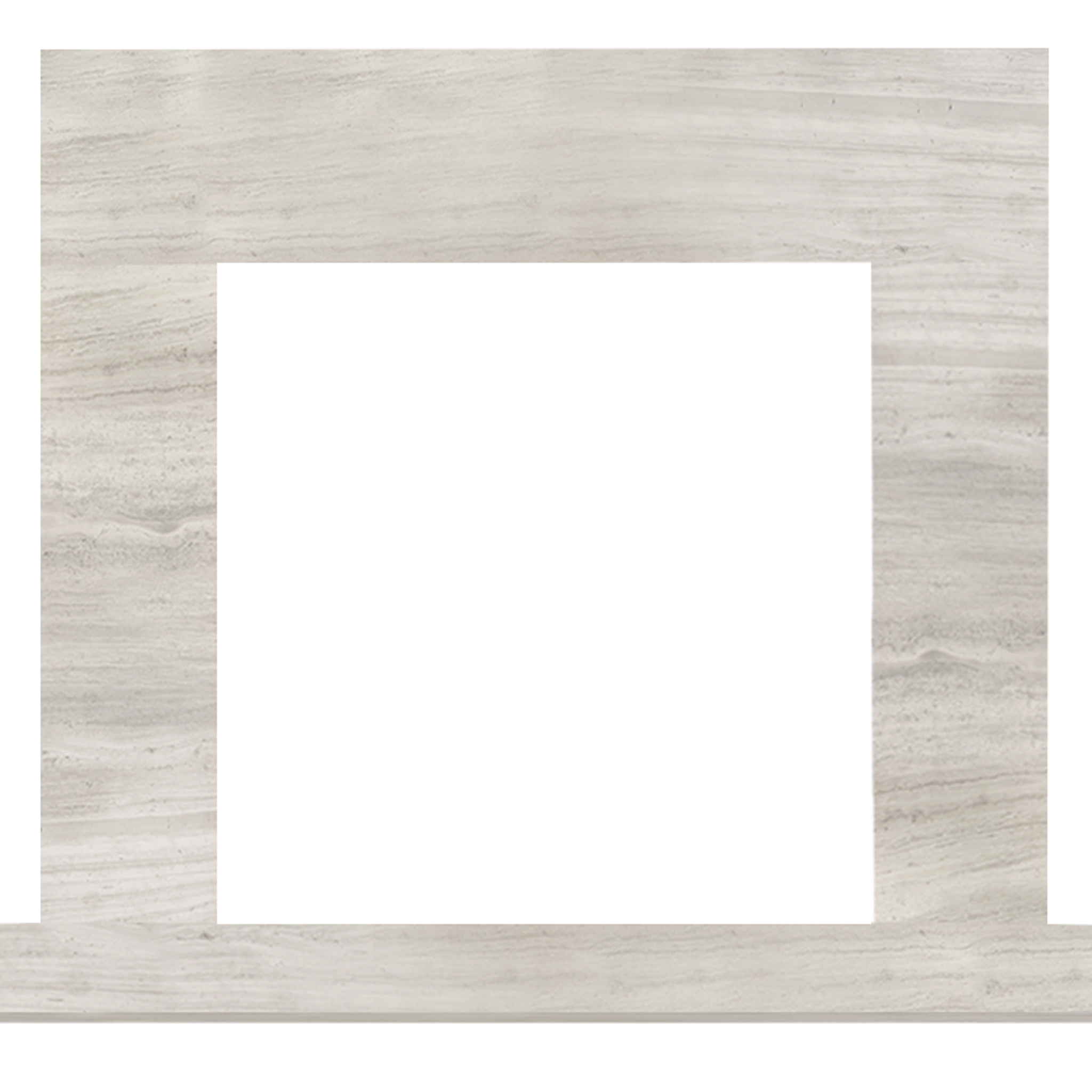 Majestic Signature Series Set 1 70" Single-Pack Driftwood Marble Stone Surround