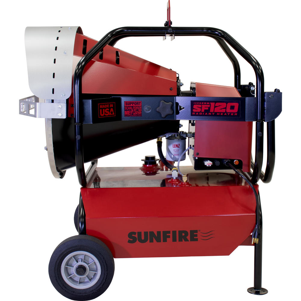 SunFire SF120 120,000 BTU Portable Dual-Fuel Radiant Heater