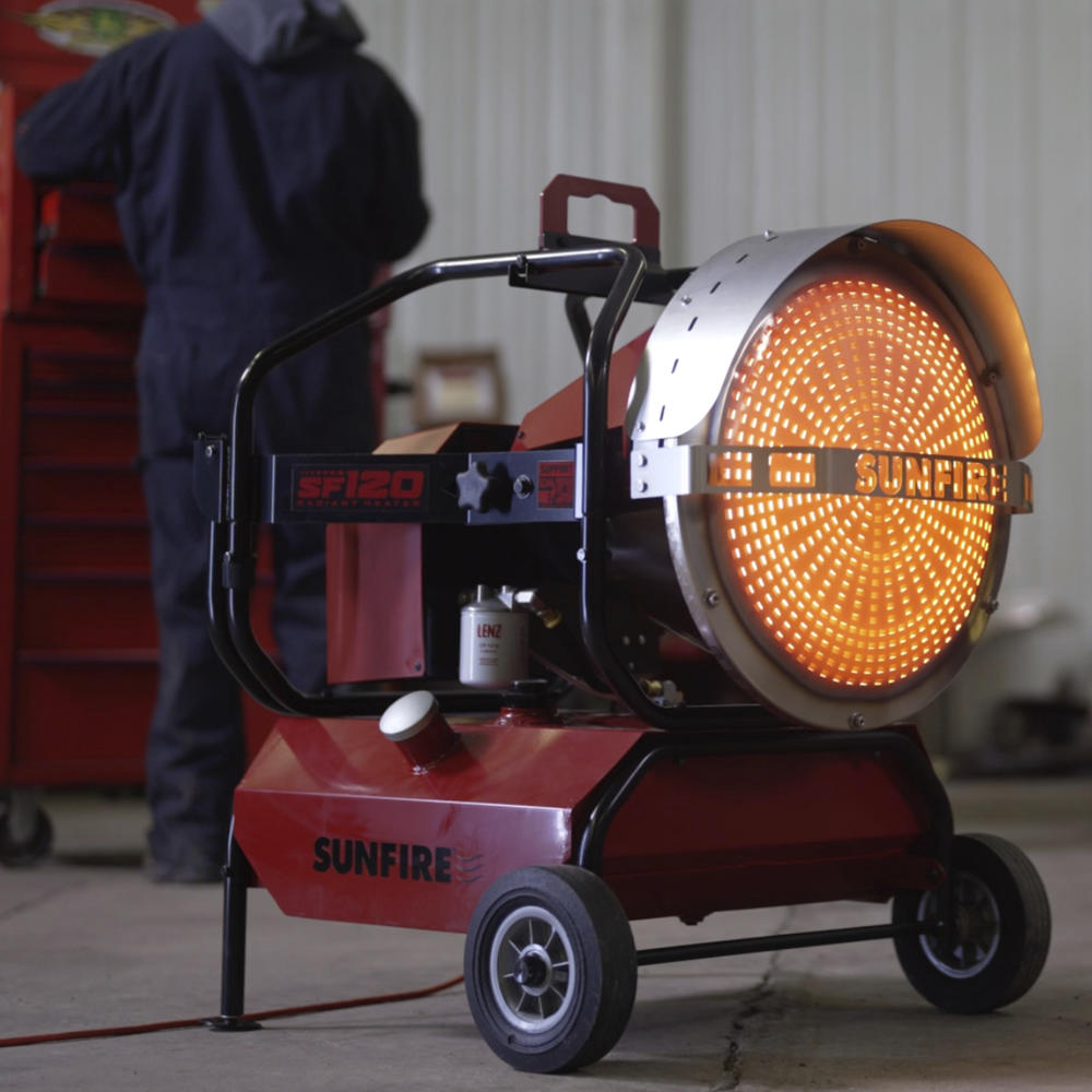 SunFire SF120 120,000 BTU Portable Dual-Fuel Radiant Heater