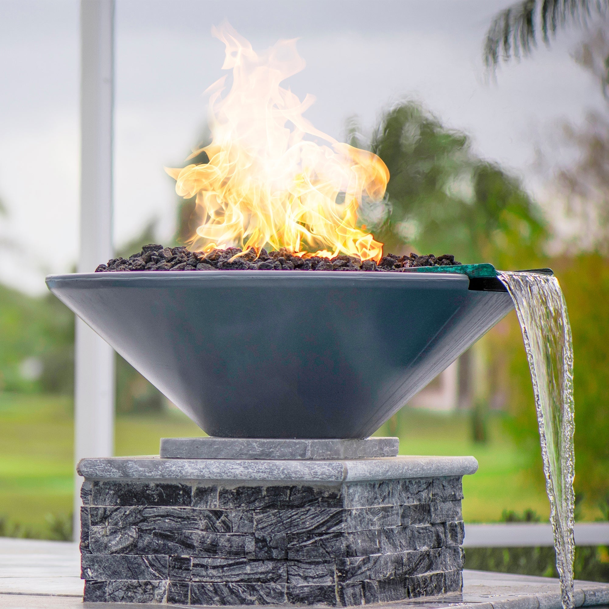 31" Cazo Fire and Water Bowl - OPT-31RFW