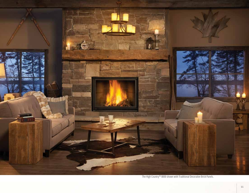 Napoleon High Country 8000 Wood Burning Fireplace NZ8000