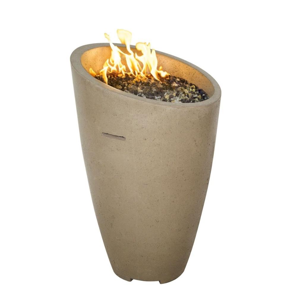 American Fyre Designs Eclipse 23-Inch Free Standing Outdoor Gas Fire Urn