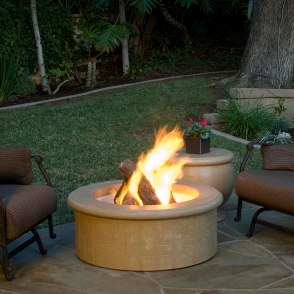 American Fyre Designs El Dorado 39-Inch Round Gas Fire Pit