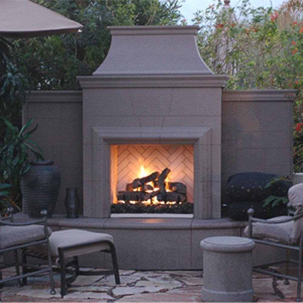 American Fyre Designs Grand Petite Cordova 127-Inch Freestanding Outdoor Gas Fireplace