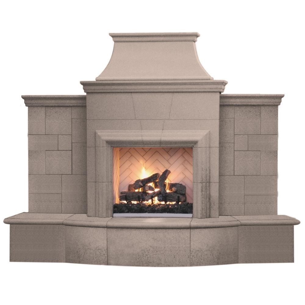 American Fyre Designs Grand Petite Cordova 127-Inch Recessed Hearth Outdoor Gas Fireplace