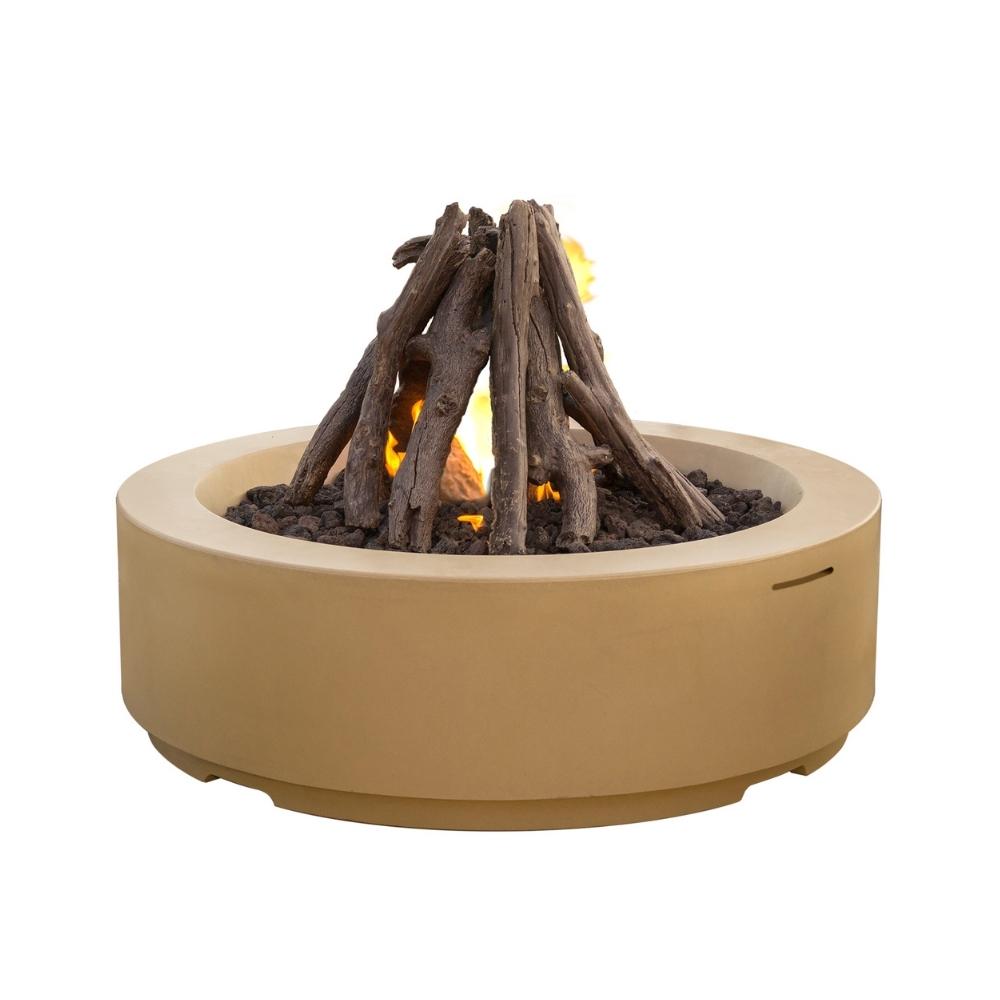 American Fyre Designs Louvre 48” Round Gas Fire Pit