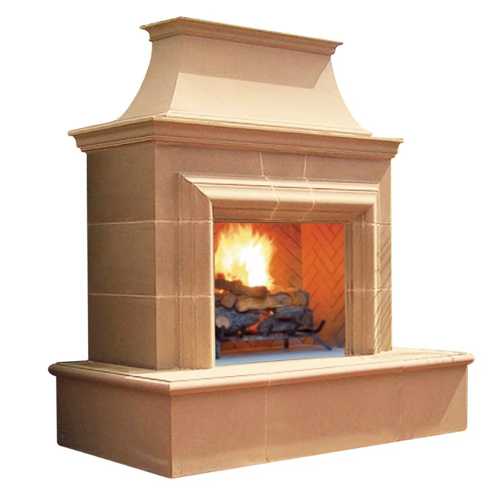 American Fyre Designs Reduced Cordova 76" Free Standing Outdoor Gas Fireplace