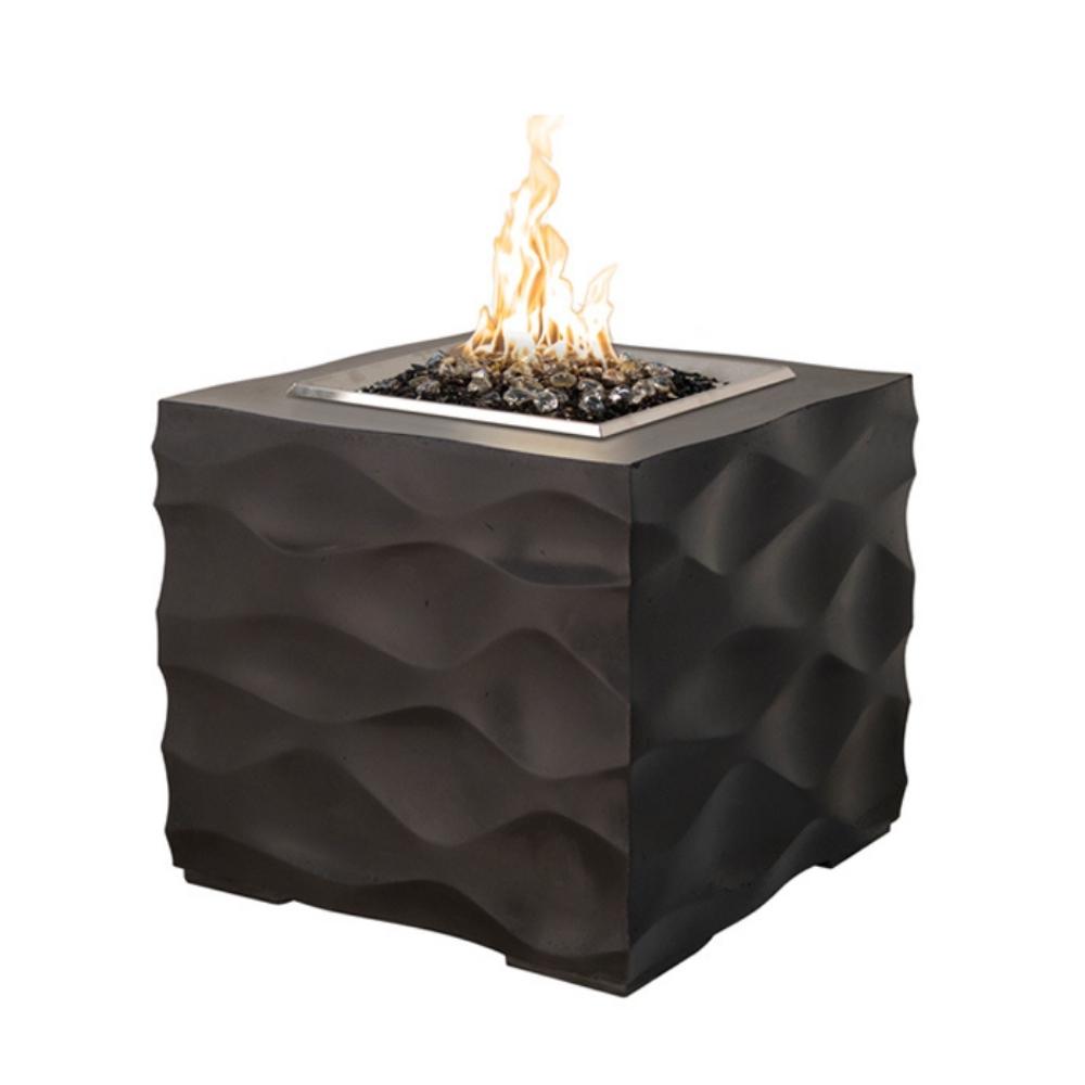 American Fyre Designs Voro Cube 26" Square Gas Fire Pit Table