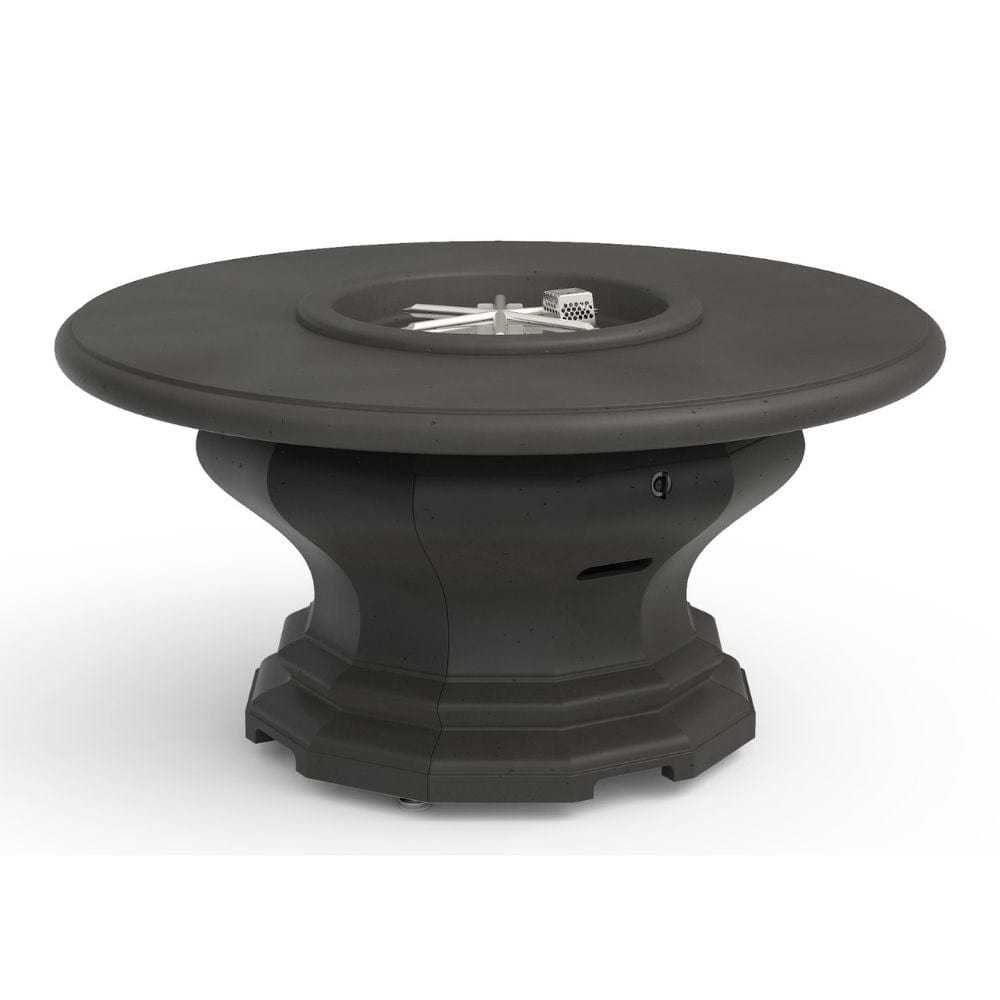 American Fyre Designs Inverted 48-Inch Concrete Round Gas Fire Pit Table