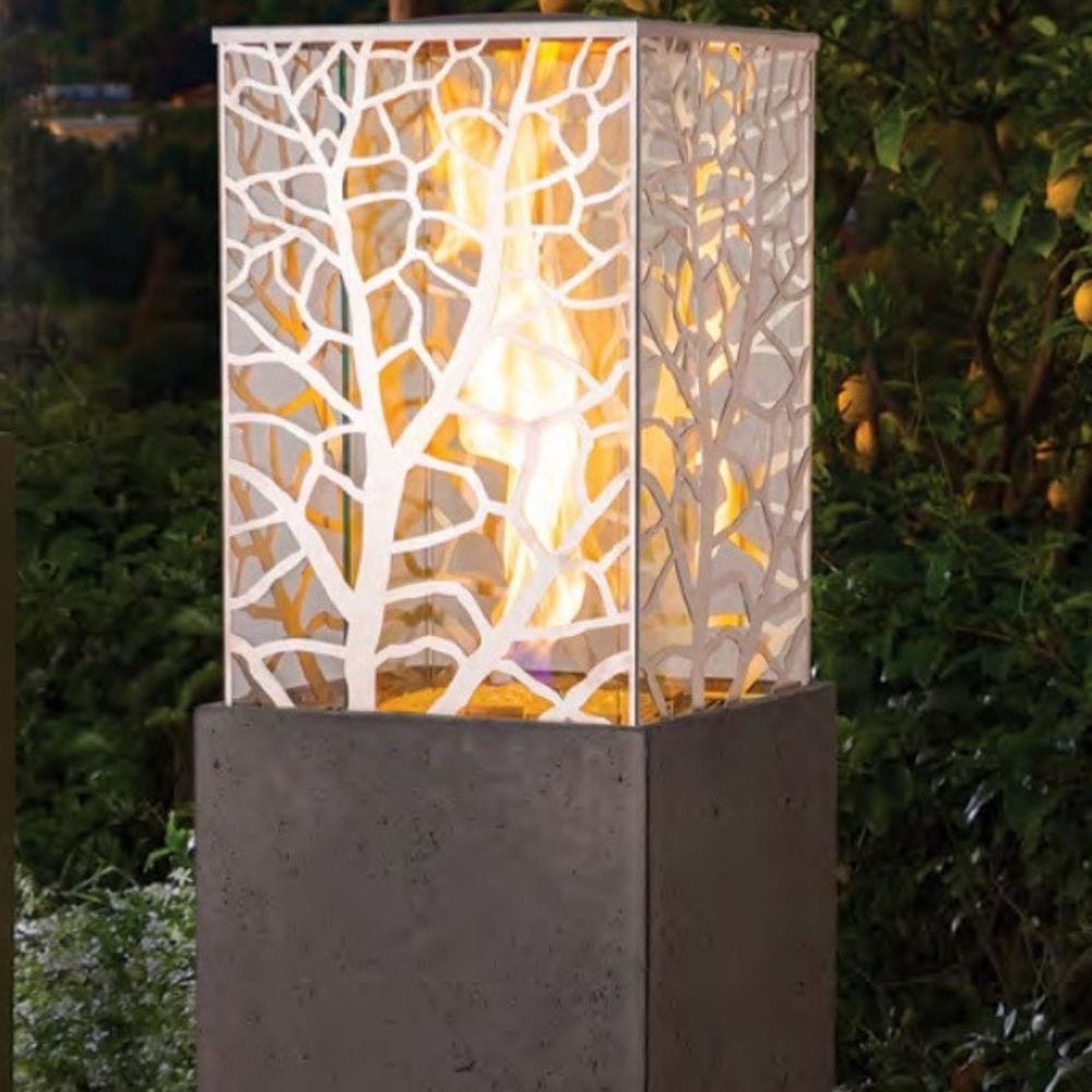 American Fyre Designs Magnolia 66-Inch Tall Outdoor Gas Fire Lantern