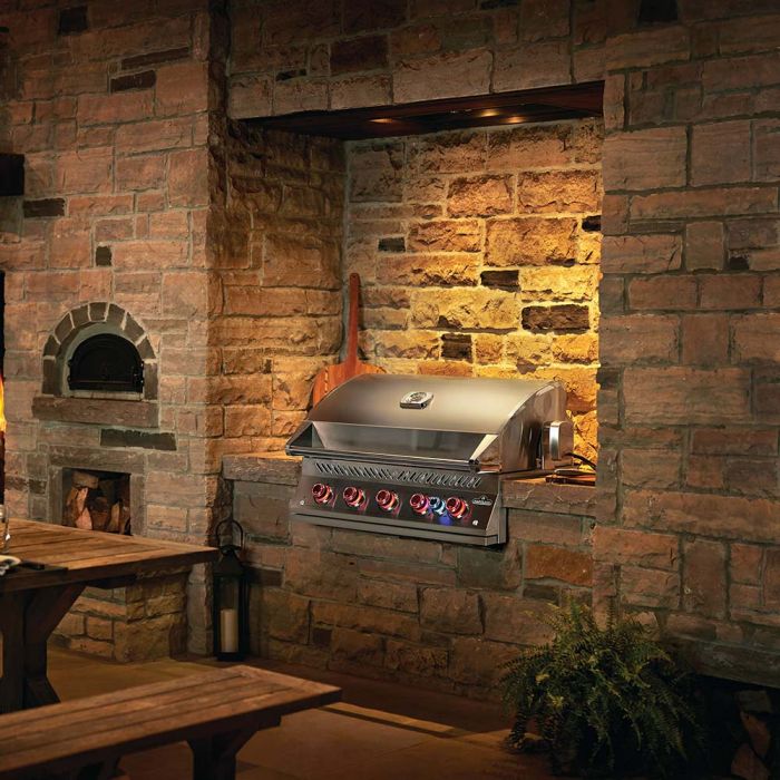 Napoleon Built-In 700 Series 38-Inch Propane Gas Grill w/ Infrared Rear Burner & Rotisserie Kit - BIG38RBPSS-1