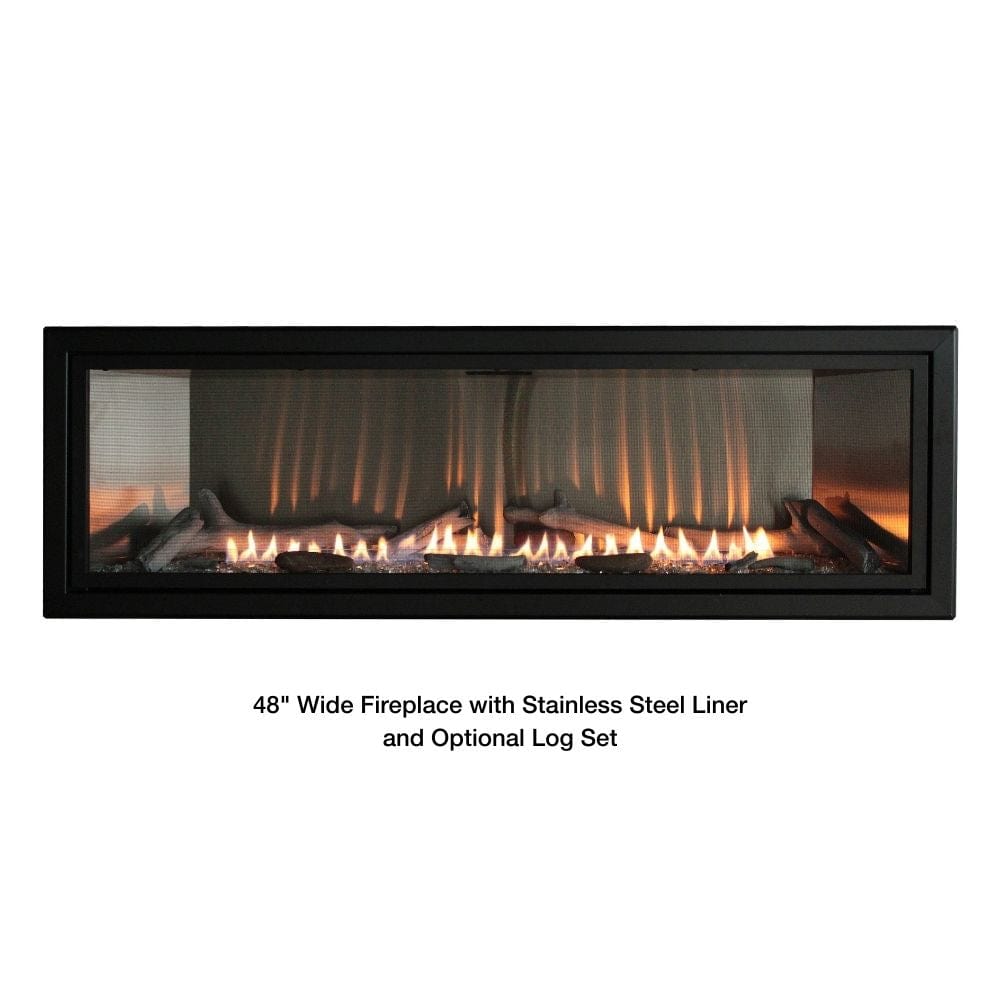 Empire Boulevard 36-Inch/48-Inch Linear Vent-Free Gas Fireplace