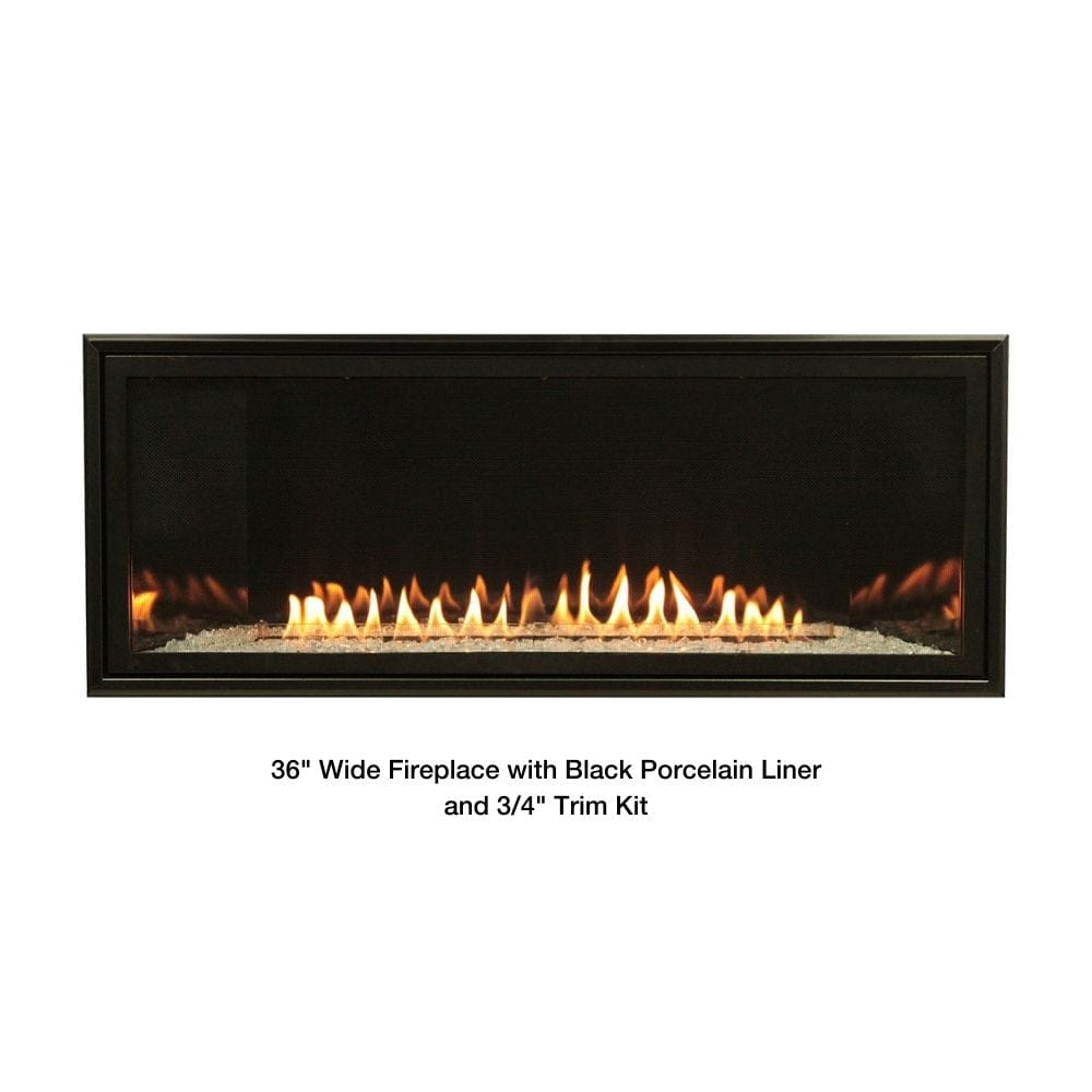 Empire Boulevard 36-Inch/48-Inch Linear Vent-Free Gas Fireplace