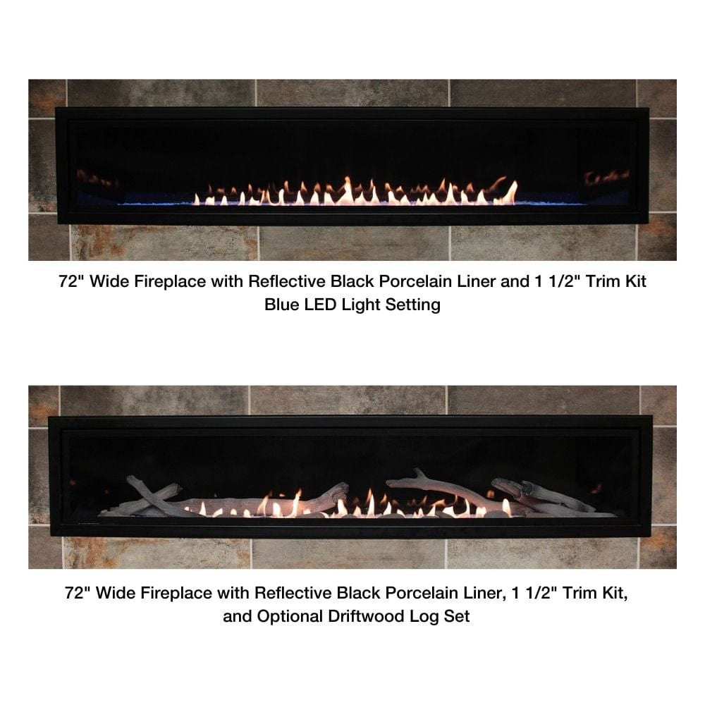 Empire Boulevard 72" Vent-Free Linear Gas Fireplace