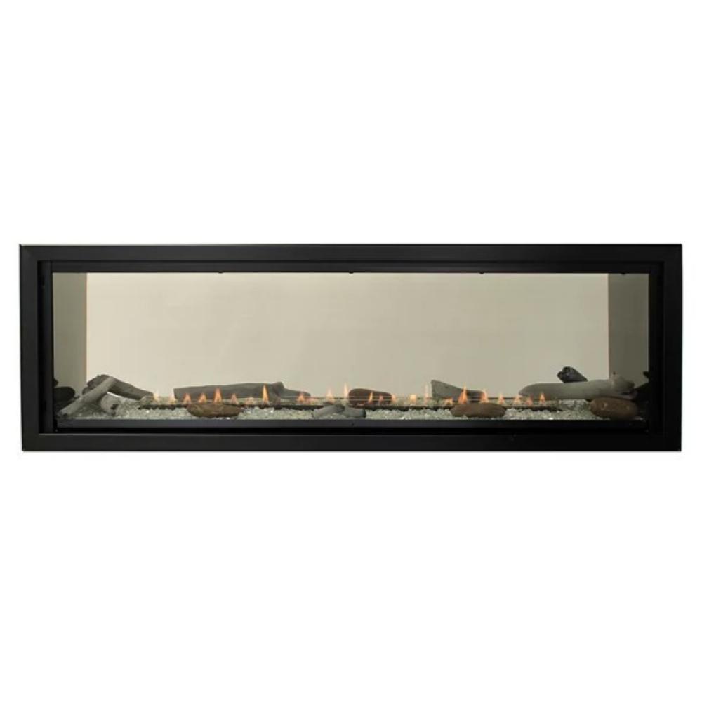 Empire Boulevard 60" Vent Free See-Through Gas Fireplace