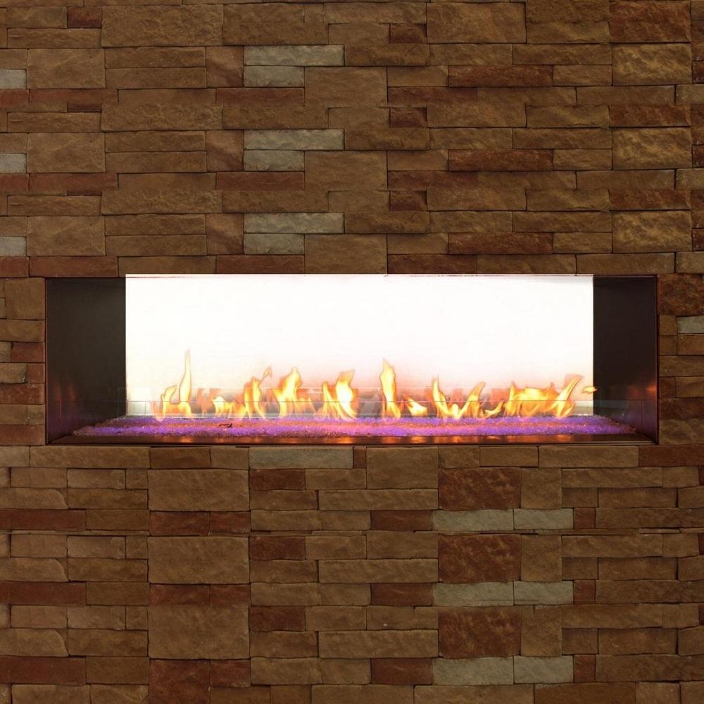 Empire Carol Rose See-Through Outdoor Linear Gas Fireplace