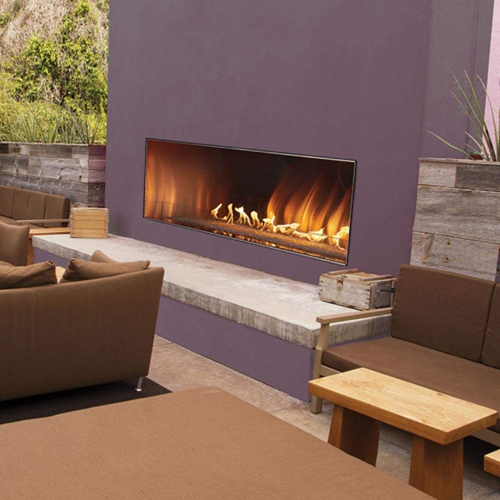 Empire Carol Rose Outdoor Linear Gas Fireplace