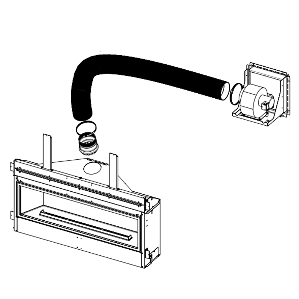 Empire Flex Vent for Forced Air Kit (SD6DFA25)