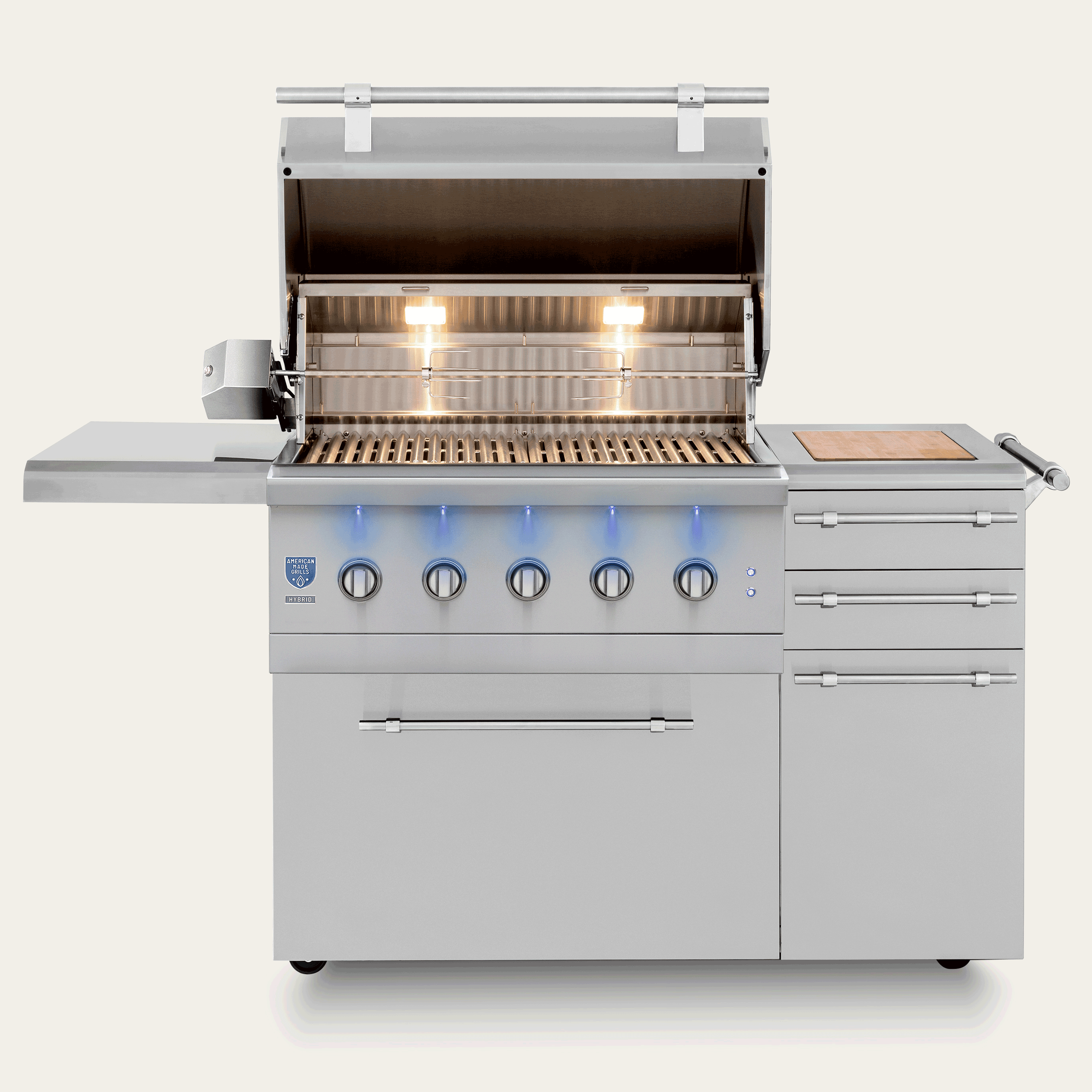 Freestanding Encore - 36" Hybrid Grill