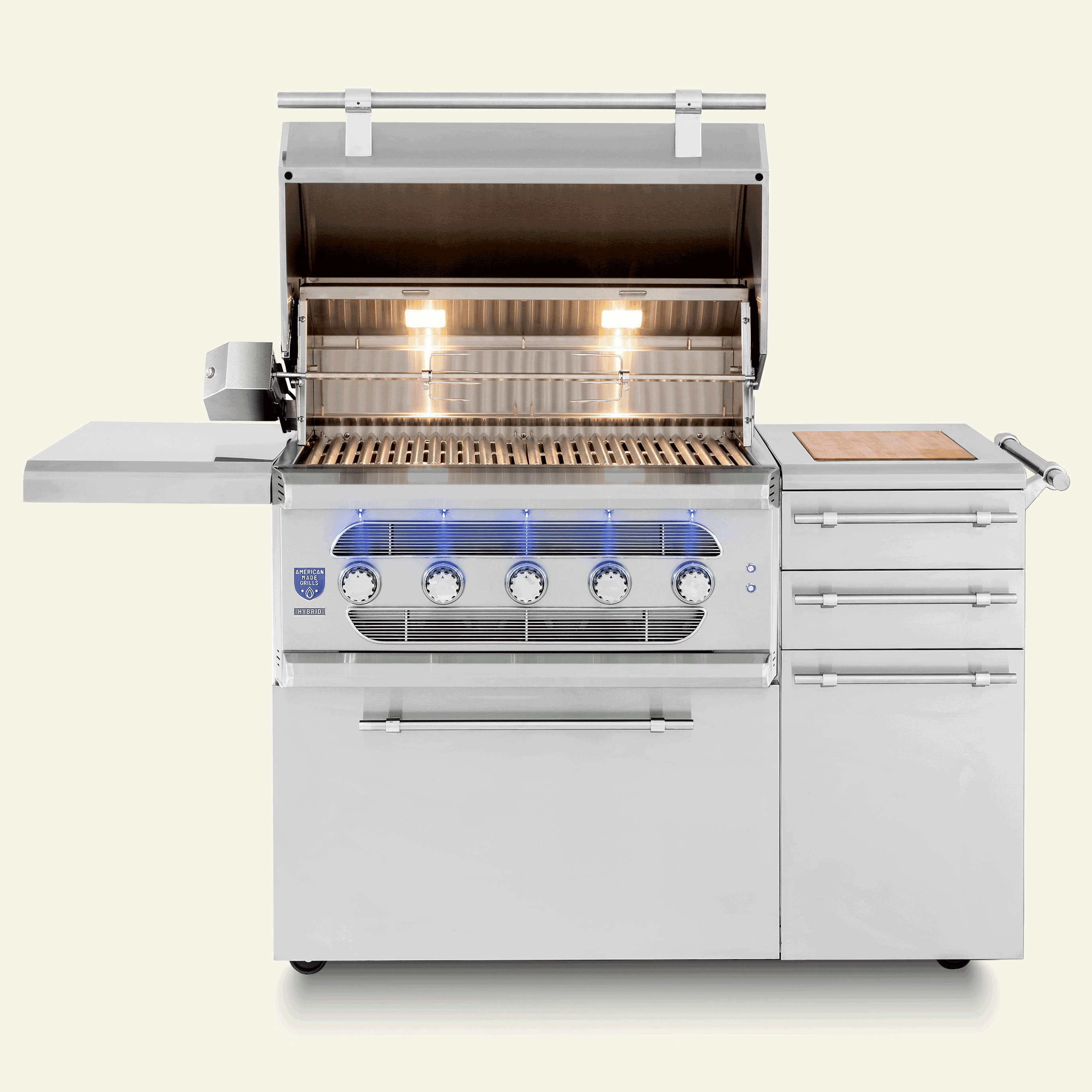 Freestanding Muscle - 36" Hybrid Grill