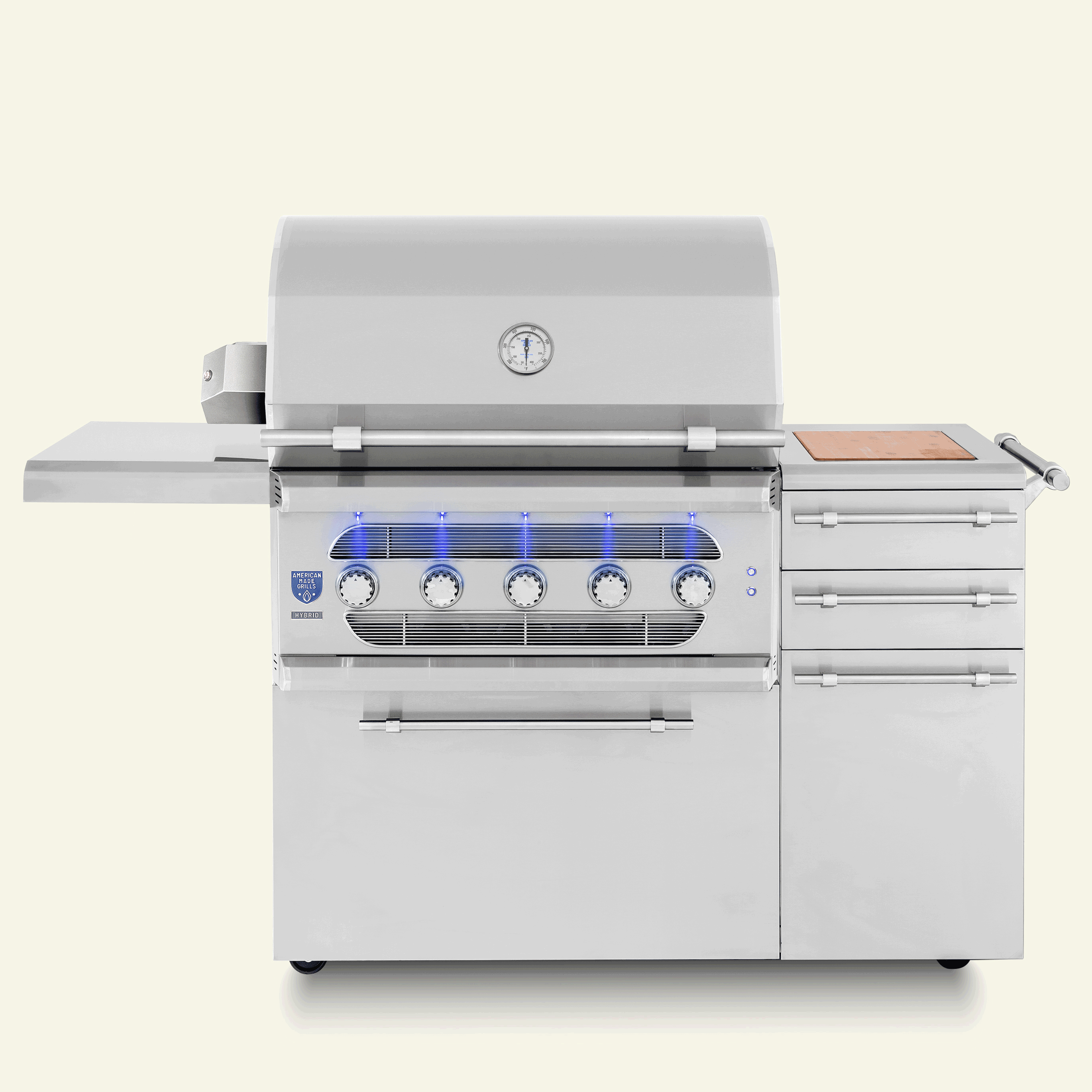 Freestanding Muscle - 36" Hybrid Grill