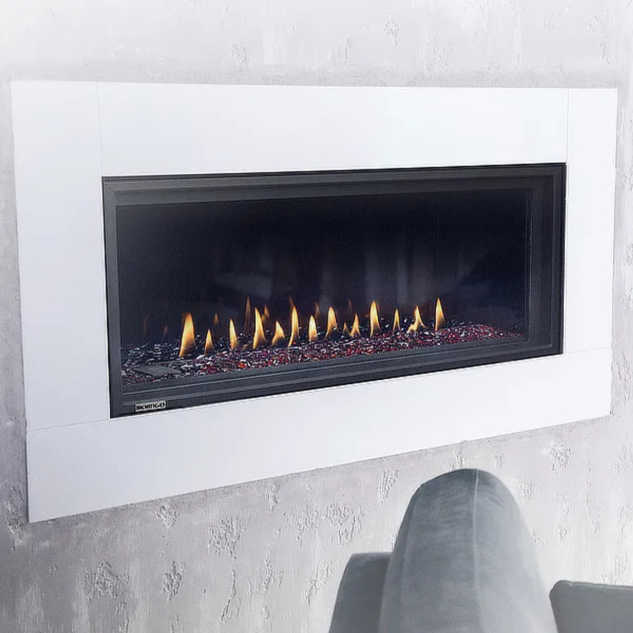 Montigo DelRay Linear 36" Direct-Vent Gas Fireplace