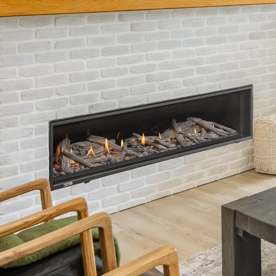 Montigo DelRay Linear 72" Direct-Vent Gas Fireplace