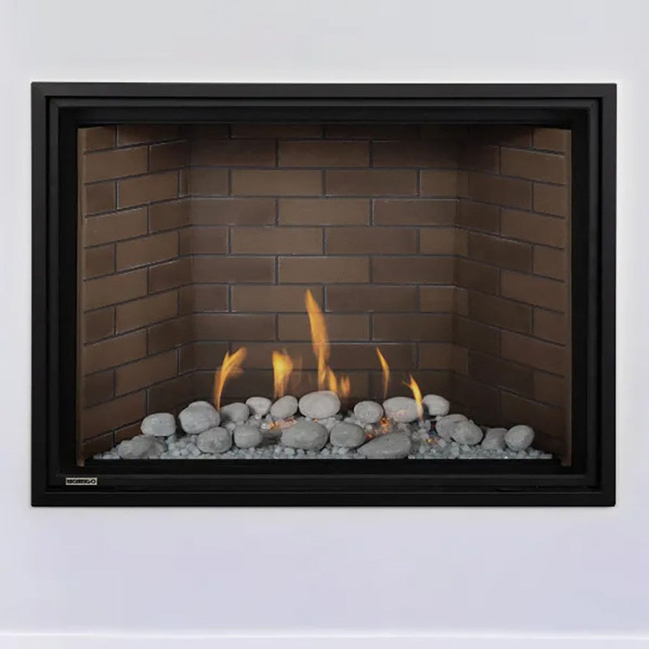 Montigo DelRay Square 42" Direct-Vent Full Load Gas Fireplace