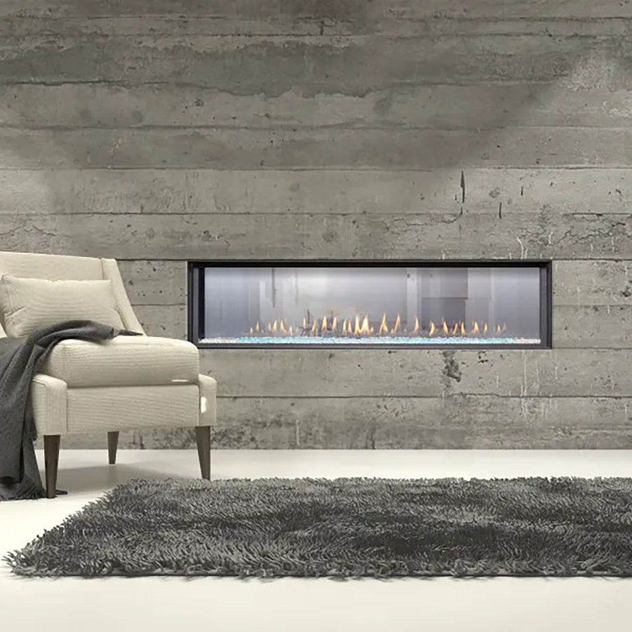 Montigo Distinction 63" See-Through Direct Vent Gas Fireplace