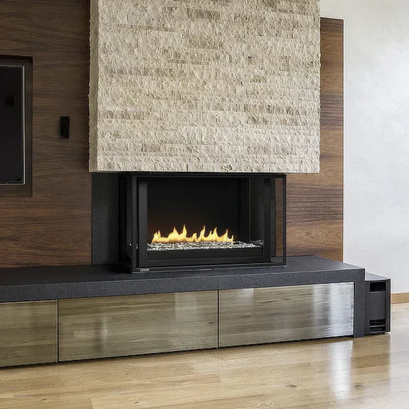 Montigo Divine Bay 38" Contemporary Direct Vent Gas Fireplace