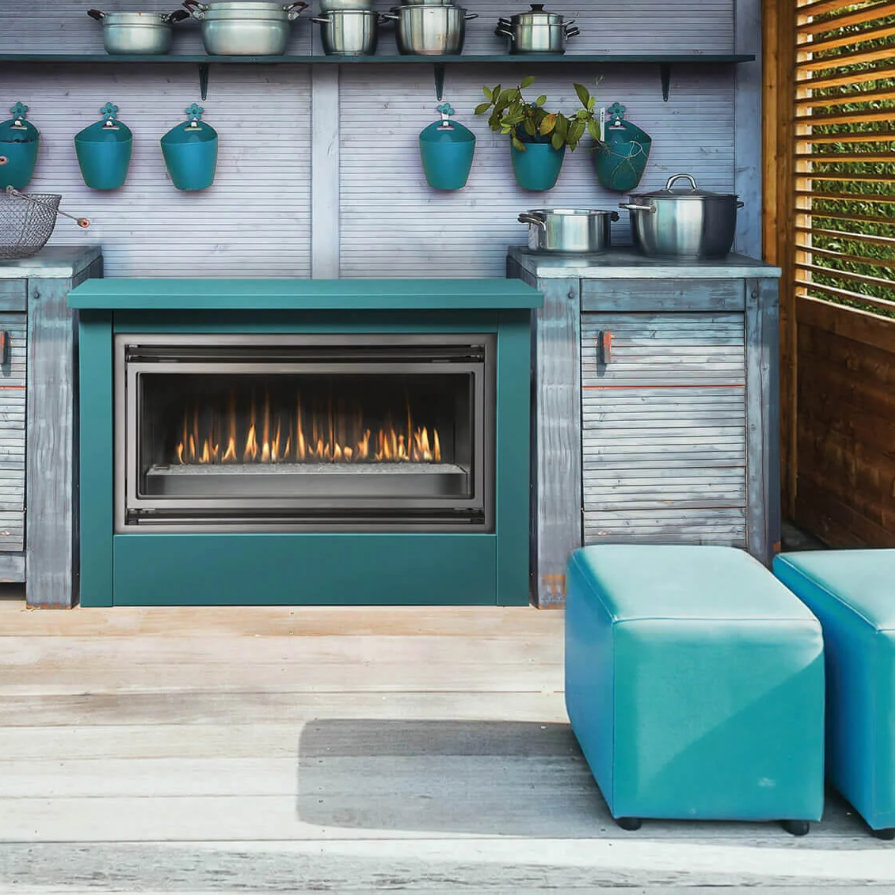 Montigo Mahana 42" Contemporary Ventless Outdoor Gas Fireplace