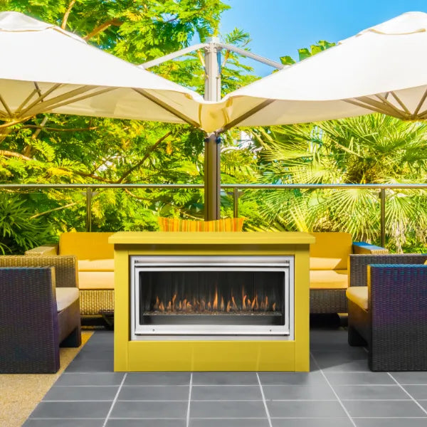 Montigo Mahana 42" Contemporary Ventless Outdoor Gas Fireplace