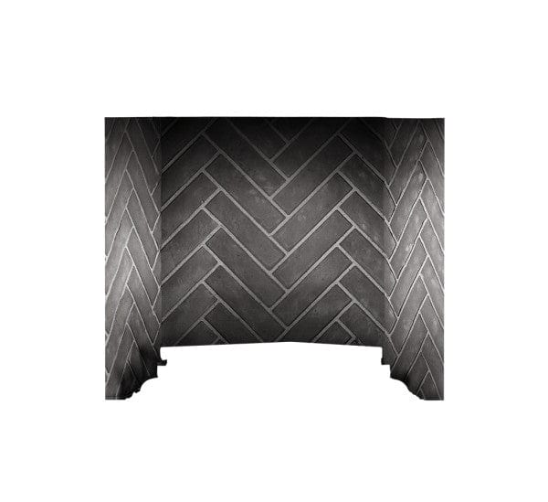 Napoleon Decorative Brick Panels Westminster Grey Herringbone For Elevation™ X Series Gas Fireplace