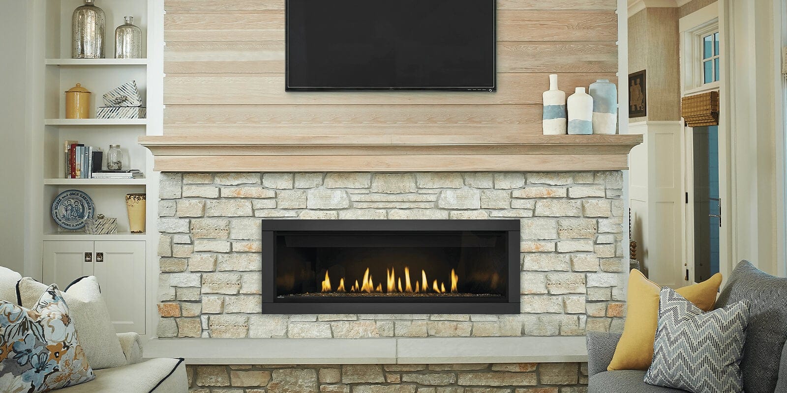 Napoleon Ascent Linear 56 Direct Vent Gas Fireplace