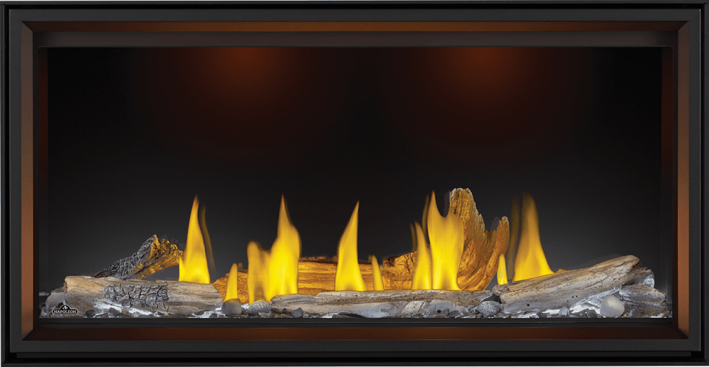 Napoleon Tall Linear Vector 50 Direct Vent Gas Fireplace