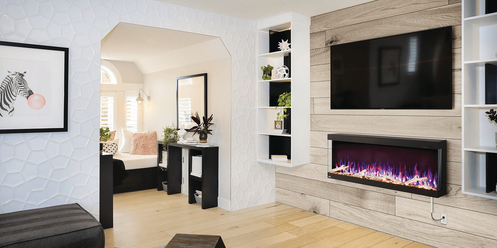 Napoleon Trivista Pictura Electric Fireplace