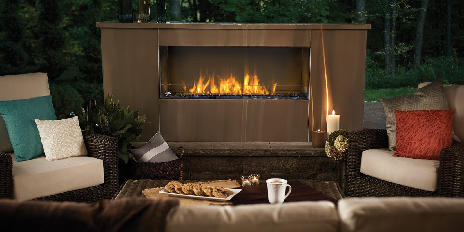 Napoleon Galaxy 48" Outdoor Linear Gas Fireplace