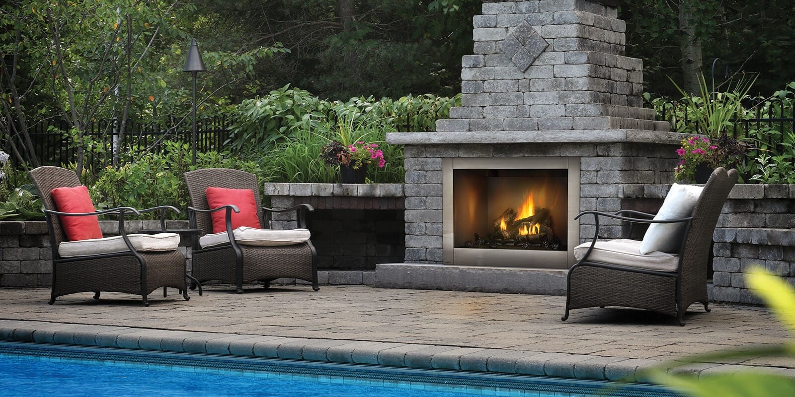 Napoleon Riverside 42 Clean Face Outdoor Gas Fireplace